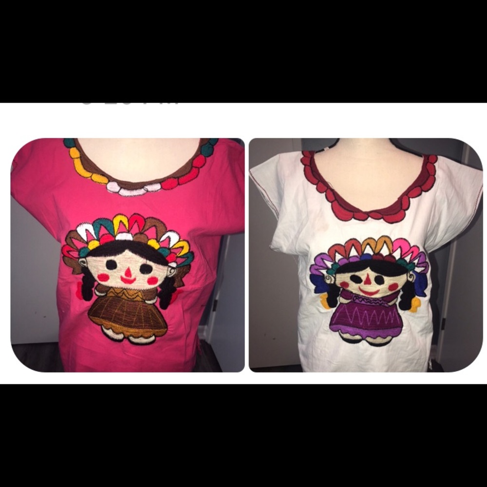 QUERATANA embroidered blouses ( Medium for women.)